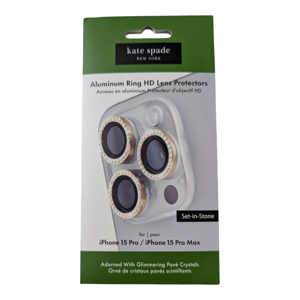 Q3. Kate Spade‎ New York Ring Lens Protectors for iPhone 15 Pro / 15 Pro Max
